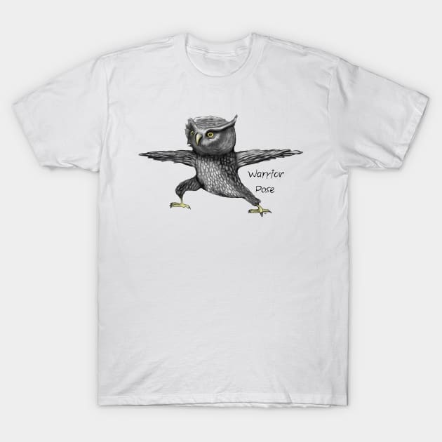 Warrior pose T-Shirt by msmart